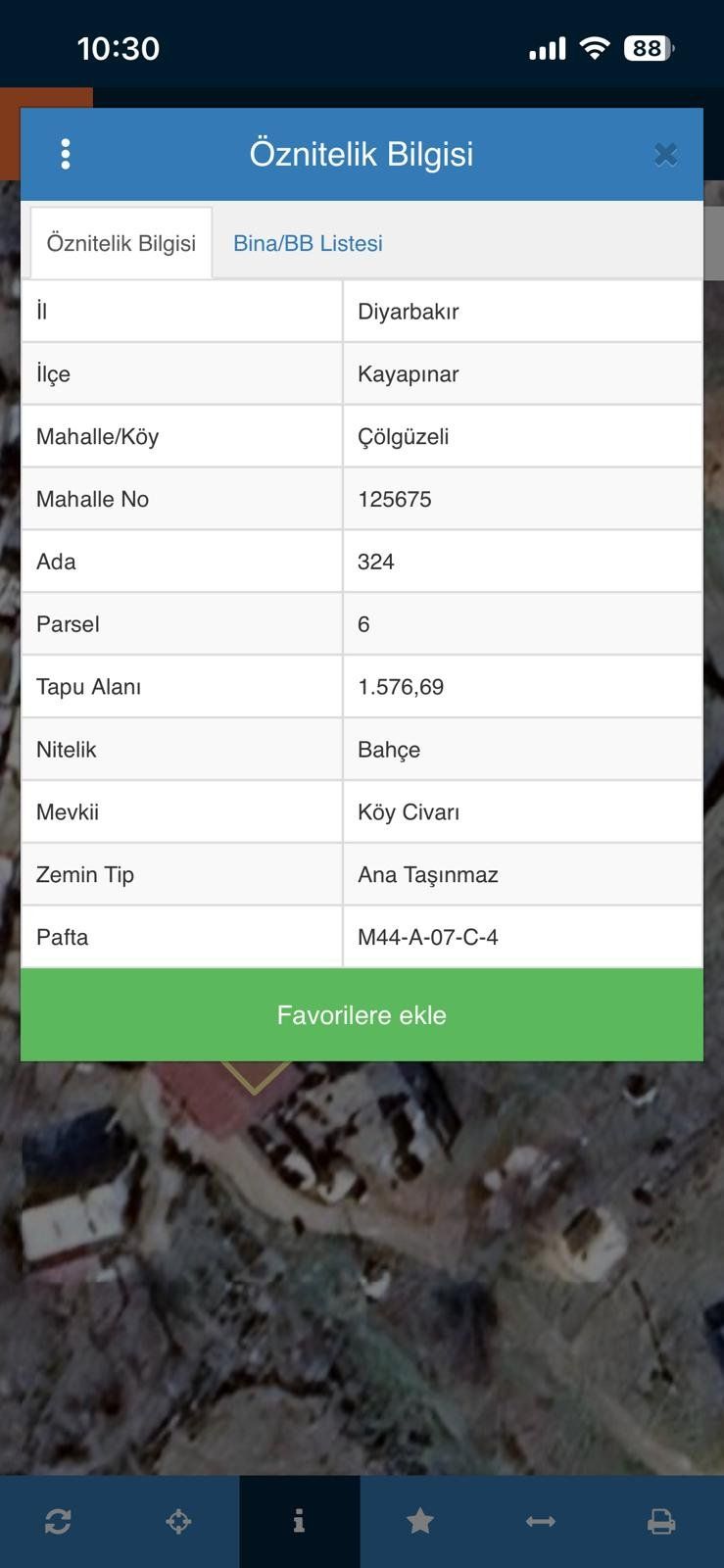 DİYARBAKIRIN YENİ YATIRIM BÖLGESİNDE SATILIK ARSA