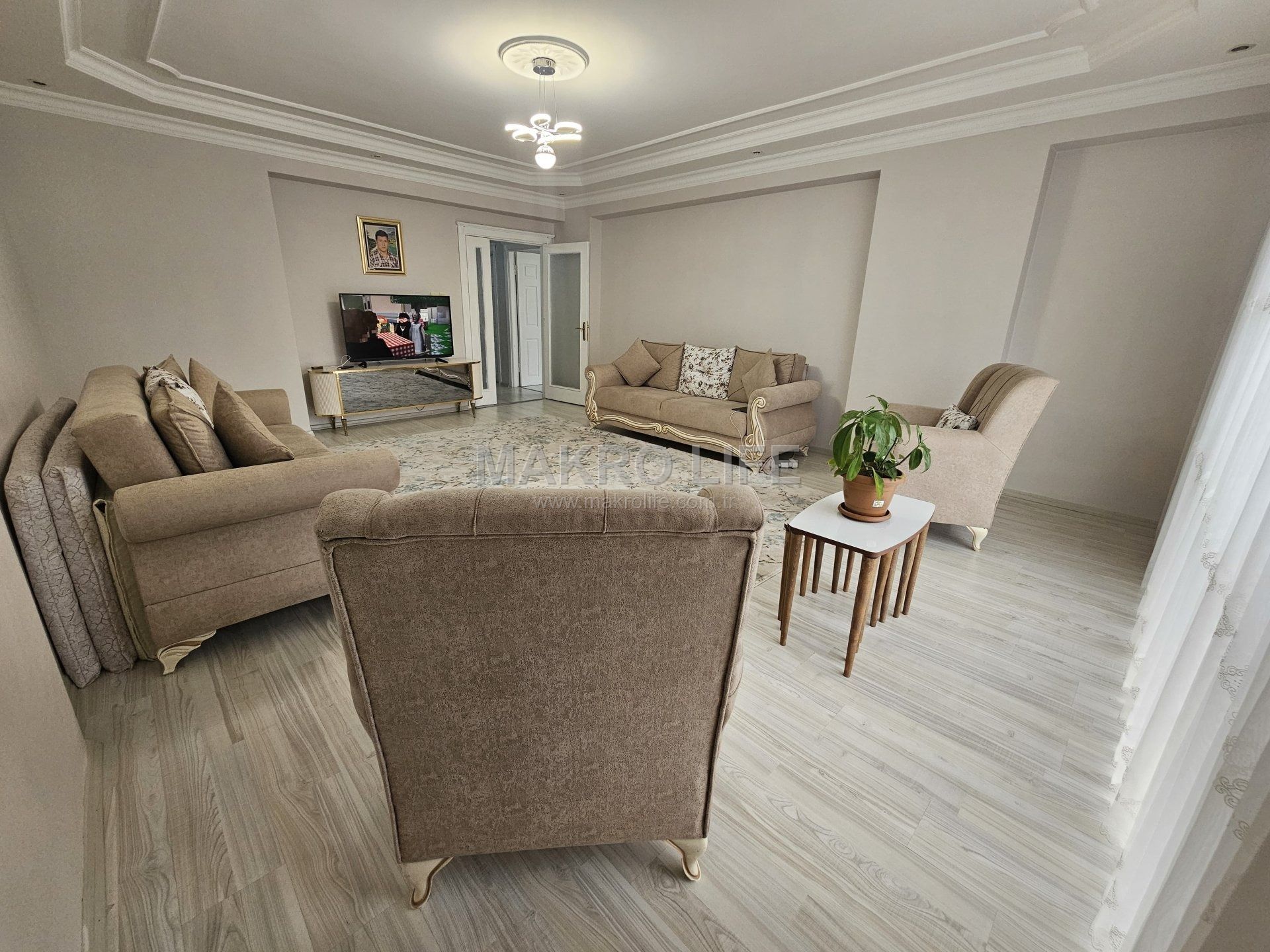 GAZİLER MUSA ANTERDE CADDE ÜZERİ FUL YAPILI SATILIK 3+1 ULTRA LÜX DAİRE