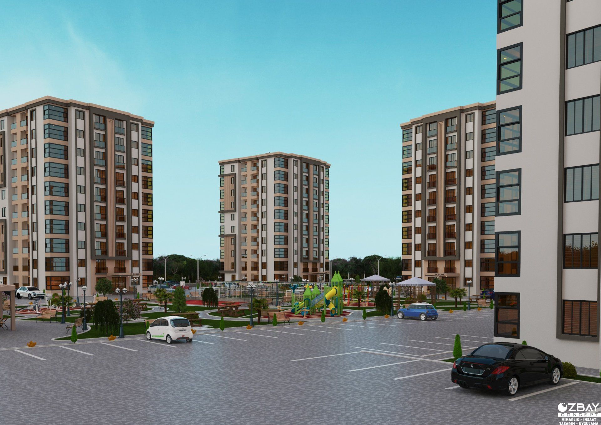 MAKROLIFE DEN SATILIK SIFIR 2+1 DAİRELER