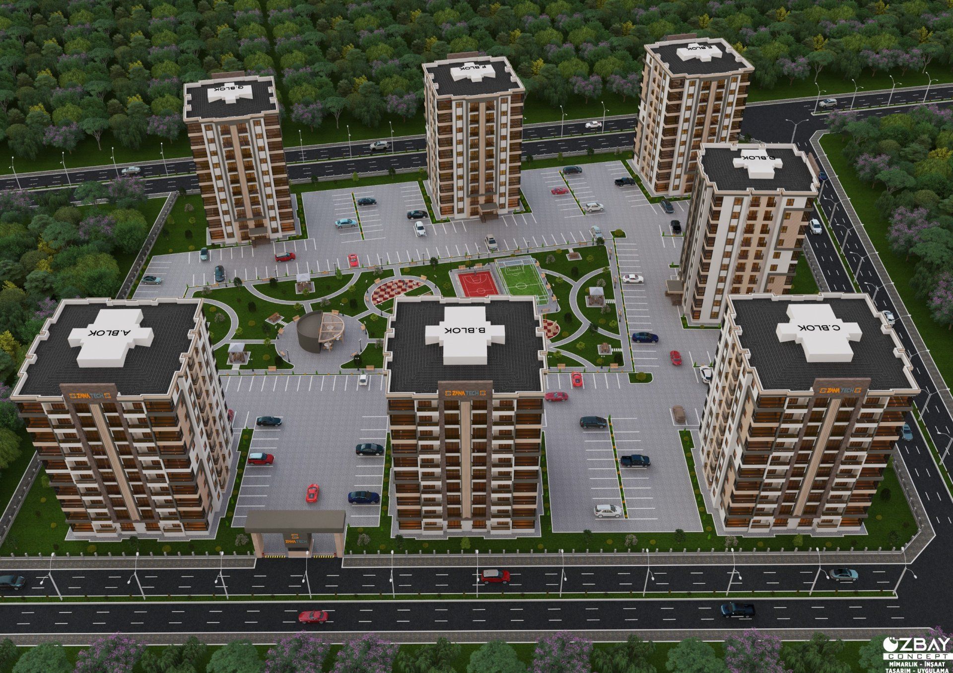 MAKROLIFE DEN SATILIK SIFIR 2+1 DAİRELER