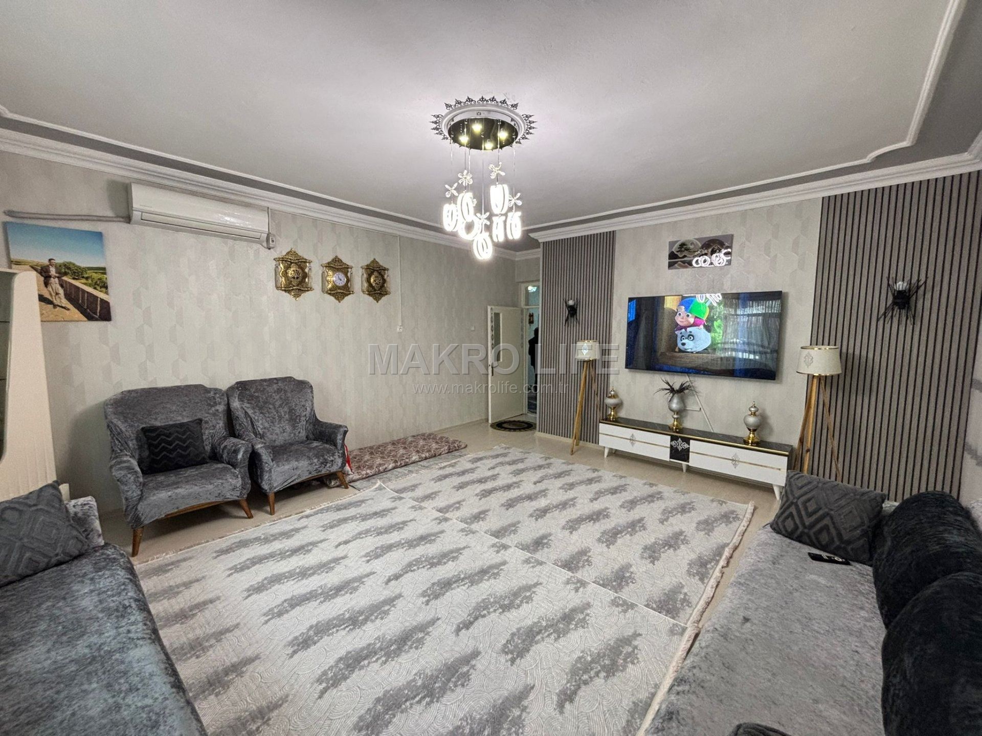 GAZİLER ANA CADDE ÜZERİ SİTE İÇERİSİNDE SATILIK 3+1 FULL YAPILI DAİRE