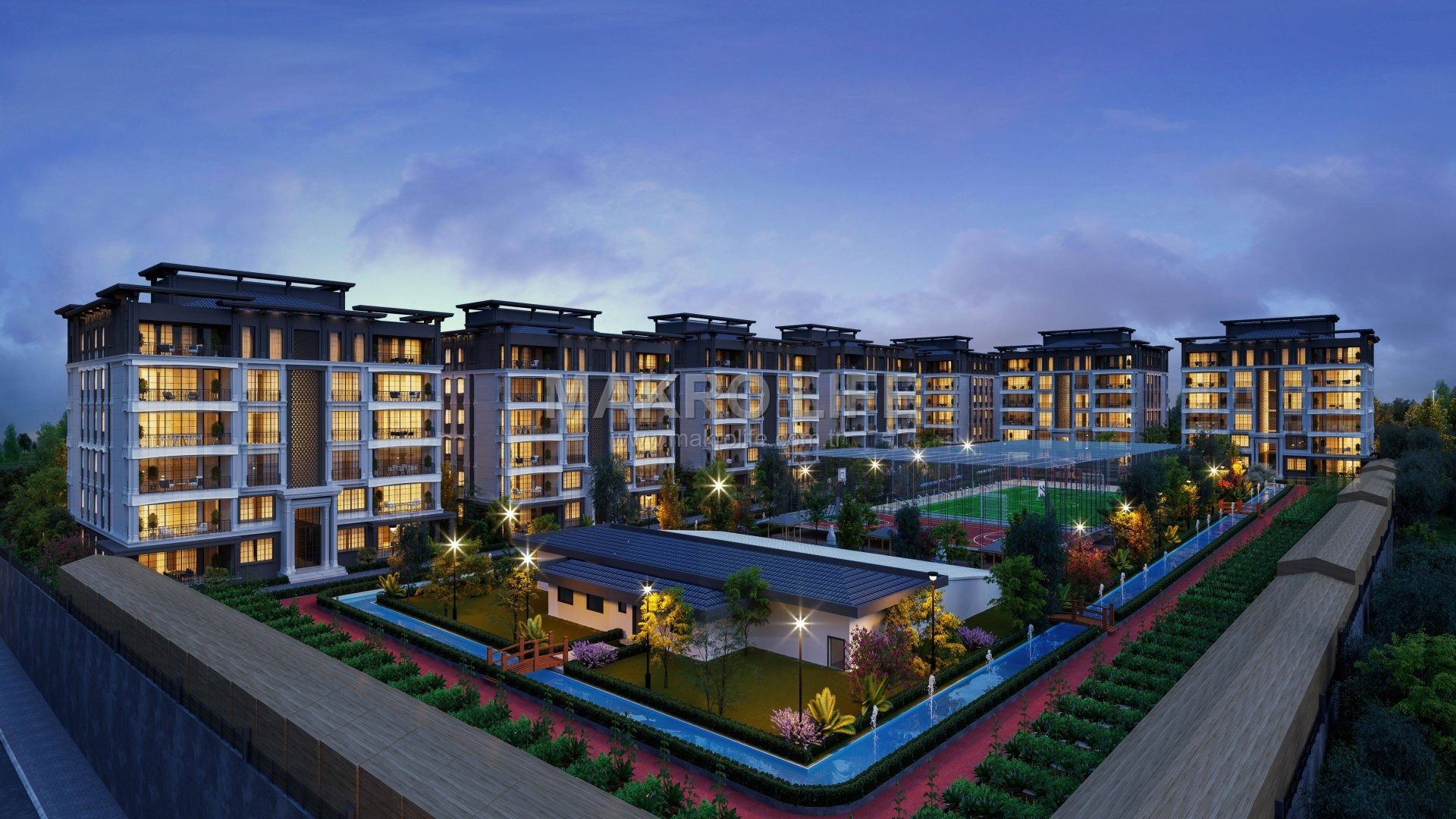 DAN TEZGEL KOMPLEXİA UNİVERCITY KONAKLARI'NDA ULTRA LUX VİLLA KONSEPTLİ 5+1 DAİRE