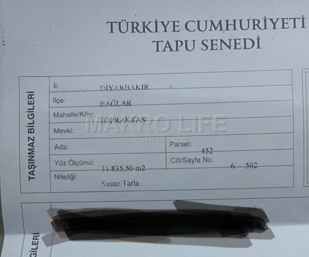 TOPRAKTAŞ'TA TOKİYE SIFIR BÖLGEDEKİ EN DEĞERLİ PARSELLERDEN BİRİ SATIŞTA 218 M2
