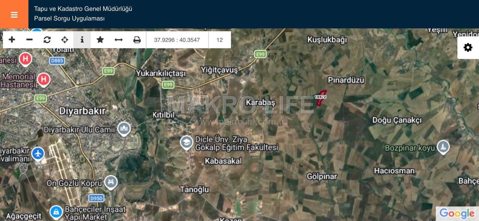 SUR KARABAŞTA YER TESLİMATLI YOLA 267 METRE CEPHELİ KELEPİR TARLA